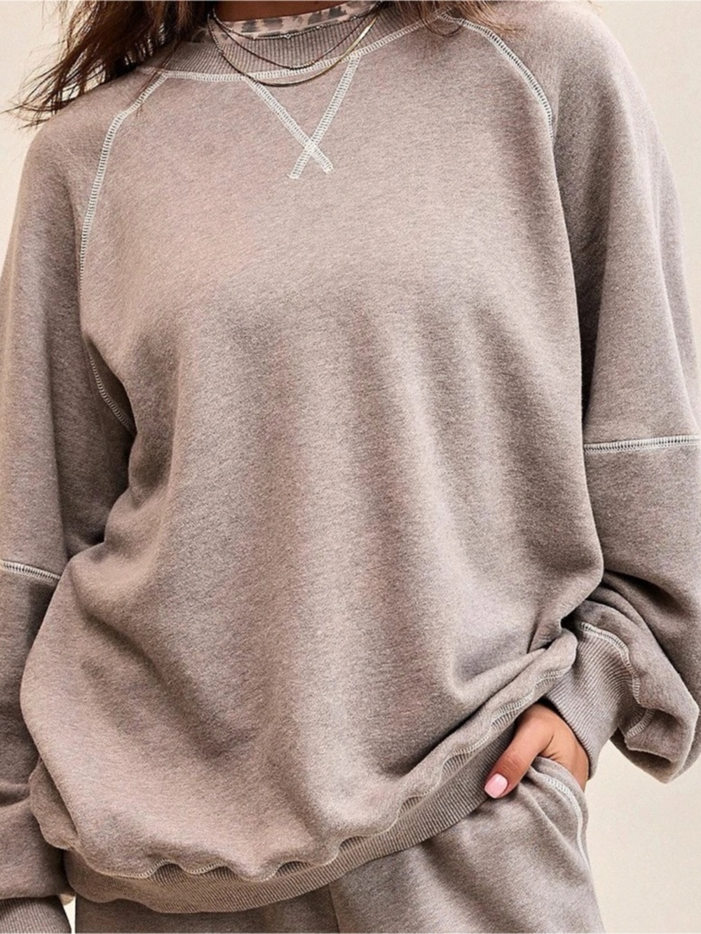 Aerie Boyfriend Baggy Crewneck